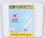 Papier toilette Ultra Doux Triple Épaisseur - U en promo chez Super U Papier toilette Ultra Doux Triple Épaisseur - U dans le catalogue Super U