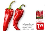 Spitzpaprika rot bei EDEKA im Bad Vilbel Prospekt für 1,99 €