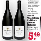 Baden Waldulmer Spätburgunder Rotwein Angebote von Waldulmer bei E center Rastatt für 5,49 €