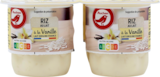 RIZ AU LAIT VANILLE AUCHAN - AUCHAN - Auchan Hypermarché RIZ AU LAIT VANILLE AUCHAN - AUCHAN à 2,74 € dans le catalogue Auchan Hypermarché