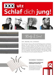 Möbel & Einrichtung Prospekt von XXXLutz Möbelhäuser XXXLutz Möbelhäuser Prospekt: Schlaf dich jung!, 2 Seiten, 15.08.2022 - 28.08.2022