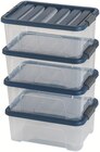 Lot de 4 boîtes de rangement multi-usages 10 L avec couvercle à Mr.Bricolage dans Seuil-d'Argonne Lot de 4 boîtes de rangement multi-usages 10 L avec couvercle à Mr.Bricolage dans Seuil-d'Argonne