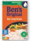 Riz long grain cuisson rapide 10 minutes - BEN'S ORIGINAL en promo chez U Express Riz long grain cuisson rapide 10 minutes - BEN'S ORIGINAL dans le catalogue U Express