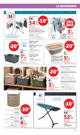 Promos Séchoir À Linge dans le catalogue "LES PRIX BAS Spécial maison" de Hyper U Séchoir À Linge en promo dans le catalogue Hyper U à la page 25