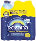 Eau Minérale Naturelle Gazeuse - ROZANA en promo chez Intermarché Super Créteil à 0,84 €