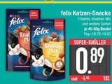 Katzen-Snacks Angebote von felix bei E center Augsburg für 0,89 €