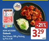 Aktuelles Gulasch Angebot bei ALDI SÜD in Ulm ab 3,29 €