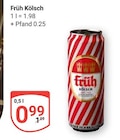 Aktuelle Kölsch Angebote bei GLOBUS in Erlangen Aktuelles Kölsch Angebot bei GLOBUS in Erlangen ab 0,99 €
