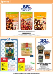 Prix et réduction Fruit Sec dans le prospectus Carrefour en cours Offre Fruit Sec dans le catalogue Carrefour du moment à la page 55