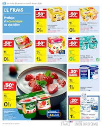 Prix et réduction Yaourt dans le prospectus Carrefour Market en cours Offre Yaourt dans le catalogue Carrefour Market du moment à la page 36