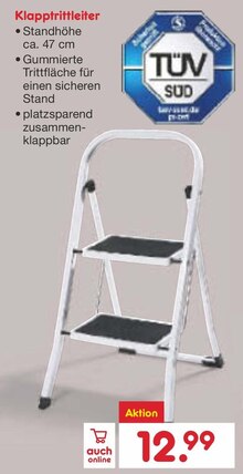 Klapptrittleiter bei Netto Marken-Discount in Tübingen Klapptrittleiter im Angebot bei Netto Marken-Discount Tübingen für 12,99 €