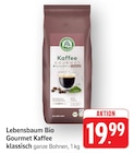 Bio Gourmet Kaffee klassisch Angebote von Lebensbaum bei E center Offenburg für 19,99 €