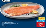 Norwegisches Lachsfilet Angebote bei Netto Marken-Discount Grevenbroich für 1,49 €