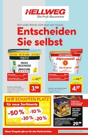 Aktueller Hellweg Baumärkte Prospekt in Menden und Umgebung, "Entscheiden Sie selbst" mit 22 Seiten, 29.12.2025 - 03.01.2026
