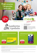 mea - meine apotheke Prospekt für Haltern am See mit 4 Seiten mea - meine apotheke Prospekt für Haltern am See: "Unsere Januar-Angebote", 4 Seiten, 01.01.2021 - 31.01.2021