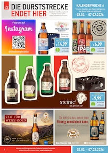 Bier im Finkbeiner Prospekt "DIE DURSTSTRECKE ENDET HIER" mit 10 Seiten (Aalen)