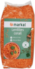 Lentilles corail - 500 g - MARKAL dans le catalogue NaturéO