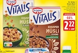 Aktuelles Vitalis Knusper Müsli Klassisch Angebot bei E center in Köln ab 2,22 €