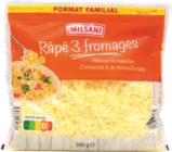 Râpé 3 fromages - MILSANI en promo chez Aldi Râpé 3 fromages - MILSANI dans le catalogue Aldi