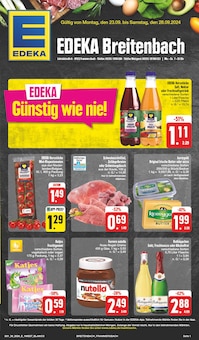 Aktueller EDEKA Prospekt "Wir lieben Lebensmittel!" Seite 1 von 24 Seiten für Lohr