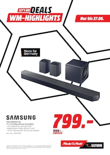 65 Zoll OLED Fernseher Angebot im MediaMarkt Saturn Prospekt, gültig von 11.06.2026 bis 29.06.2026 65 Zoll OLED Fernseher Angebot im aktuellen MediaMarkt Saturn Prospekt auf Seite 11