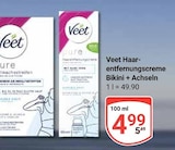 Haarentfernungscreme Bikini + Achseln Angebote von Veet bei GLOBUS Nettetal für 4,99 €