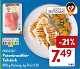 Putenbrustfilet-Teilstück Angebote von Fair & Gut bei ALDI SÜD Bergisch Gladbach für 7,49 €