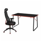 Gamingschreibtisch und -stuhl schwarz Angebote von HUVUDSPELARE / MATCHSPEL bei IKEA Witten für 278,00 €