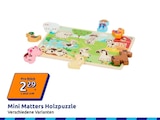 Holzpuzzle Angebote von Mini Matters bei Action Halle für 2,29 €