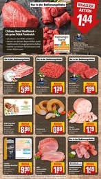 Rindfleisch Angebot im aktuellen REWE Prospekt auf Seite 8