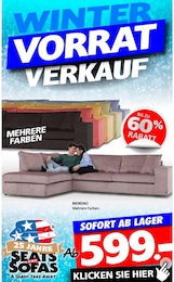 Seats and Sofas Prospekt "WINTER VORRAT VERKAUF" für Solingen, 1 Seite, 13.01.2024 - 27.01.2024