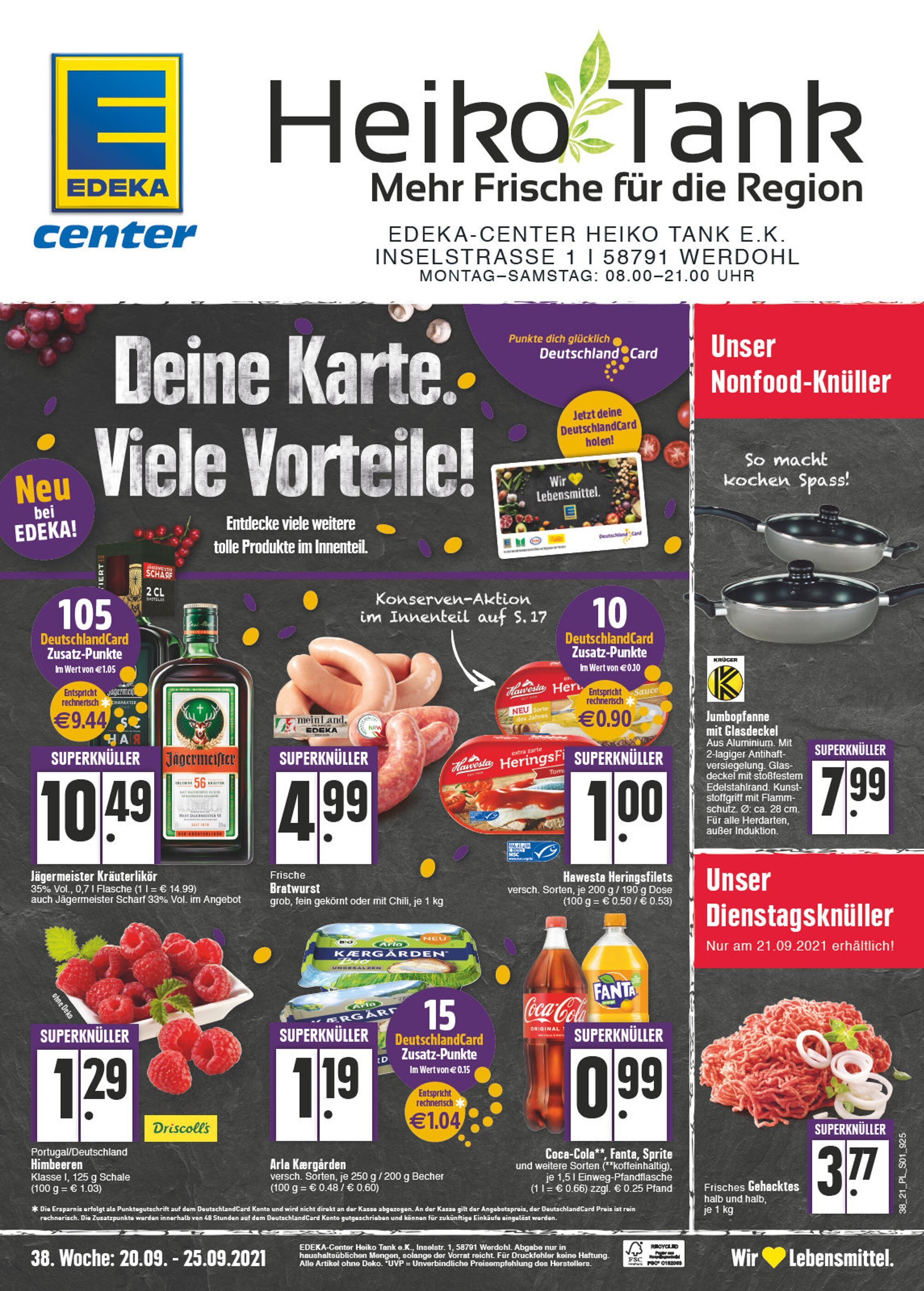 E center Prospekt für Lüdenscheid mit 24 Seiten E center Prospekt für Lüdenscheid: "Aktuelle Angebote", 24 Seiten, 20.09.2021 - 25.09.2021