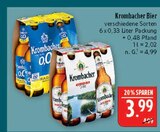 Bier Angebote von Krombacher bei Marktkauf Oschatz für 3,99 €