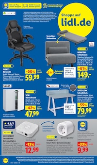 Relaxsessel im aktuellen Lidl Prospekt (Würzburg) Relaxsessel im Lidl Prospekt "LIDL LOHNT SICH" mit 68 Seiten (Würzburg)