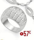 Bague en argent rhodié en promo chez E.Leclerc Bague en argent rhodié dans le catalogue E.Leclerc