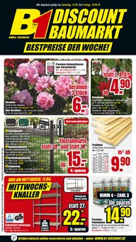 Regal im B1 Discount Baumarkt Prospekt "BESTPREISE DER WOCHE!" mit 12 Seiten (Bochum)