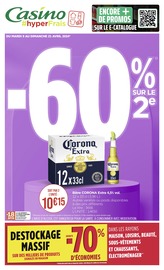 Promos Corona dans le catalogue "Casino #hyperFrais" de Géant Casino à la page 1