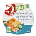 Repas Assiettes Légumes Pâtes Saumon Auchan Baby Bio dans le catalogue Auchan Hypermarché