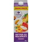Pur jus multifruits - CARREFOUR EXTRA en promo chez Carrefour Pur jus multifruits - CARREFOUR EXTRA dans le catalogue Carrefour
