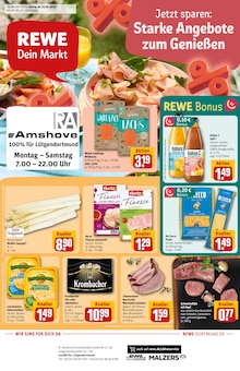 Aktueller REWE Prospekt "Dein Markt" für Dortmund Aktueller REWE Prospekt für Dortmund mit Seiten