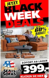 Seats and Sofas Prospekt für Grimma: "JETZT BLACK WEEK DEALS", 1 Seite, 10.11.2024 - 24.11.2024