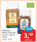 Hafer Crunchy von Alnatura im aktuellen budni Prospekt