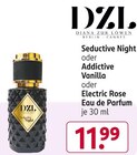 Seductive Night oder Addictive Vanilla oder Electric Rose Eau de Parfum von DZL im aktuellen Rossmann Prospekt