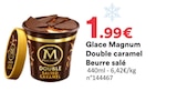 Glace Double caramel Beurre salé - Magnum dans le catalogue Hmarket
