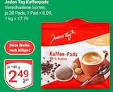 Aktuelles Kaffeepads Angebot bei GLOBUS in Oberhausen ab 2,49 €