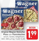 Original Wagner Steinofen Pizza Angebote von Wagner bei EDEKA Pirmasens für 1,99 €