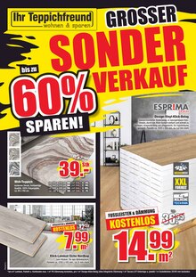 Laminat im Ihr Teppichfreund Prospekt "BETTEN-AKTIONSWOCHEN" mit 16 Seiten (Augsburg)