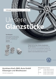 Volkswagen Prospekt für Ellwangen (Jagst): Unsere Glanzstücke, 1 Seite, 01.03.2022 - 31.05.2022