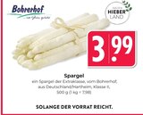 Hieber - Spargel Angebot im Prospekt Spargel bei Hieber im Prospekt "" für 3,99 €