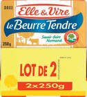 Beurre Tendre Doux - ELLE & VIRE - Intermarché Hyper Beurre Tendre Doux - ELLE & VIRE à 2,28 € dans le catalogue Intermarché Hyper
